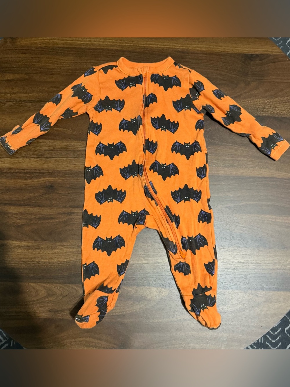 Baby boy bat Halloween sleeper